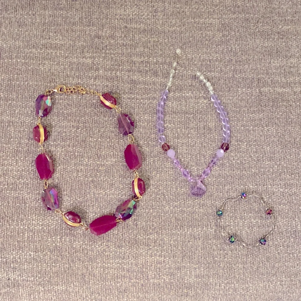 Set of 3 Pieces of “Costume” Jewelry - 2 Necklaces and 1 Bracelet